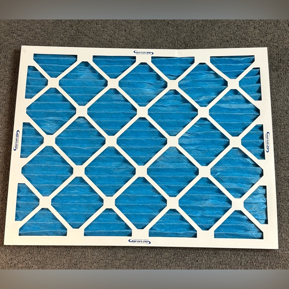 Airflow Products 20x25x1 Pleated Home A/C Furnace Air Filter